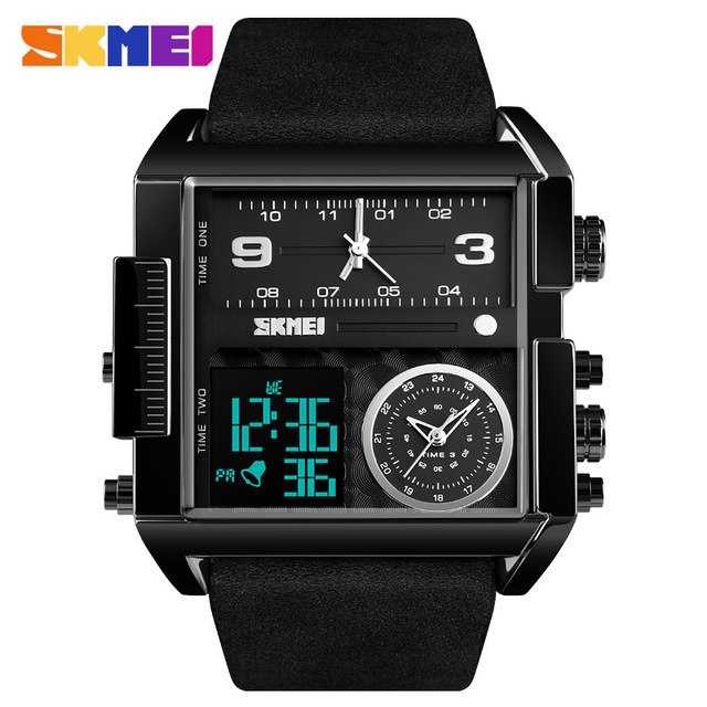 SKMEI Jam Tangan Digital Analog Pria Strap Silikon - 2020 Murah Keren Garansi
