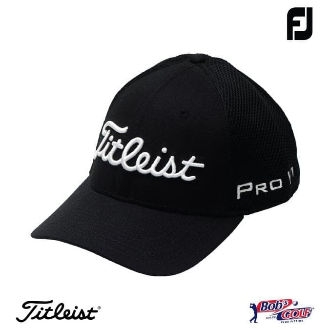 Promo Topi Golf Hat Cap Titleist Fj Footjoy Prov1 Black - Original - L-Xl
