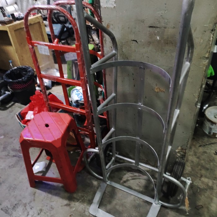 Troly Tabung oksigen Besar/drum sedang star