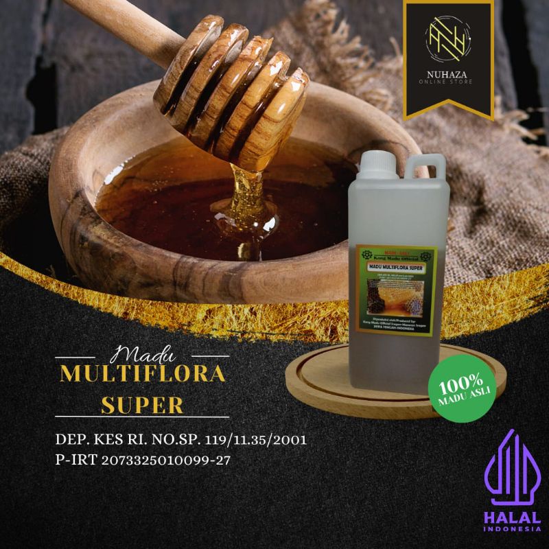 

MADU MURNI MULTIFLORA SUPER 100% ASLI