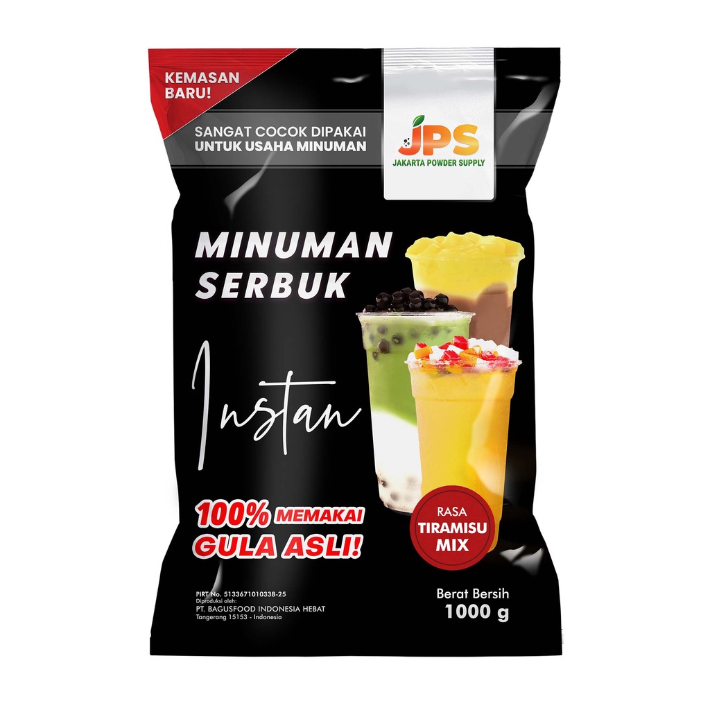 

Jps X Tirasu 1 Kg - Bubuk Numan Tercampur Gula / Powder Drink / Serbuk Instan