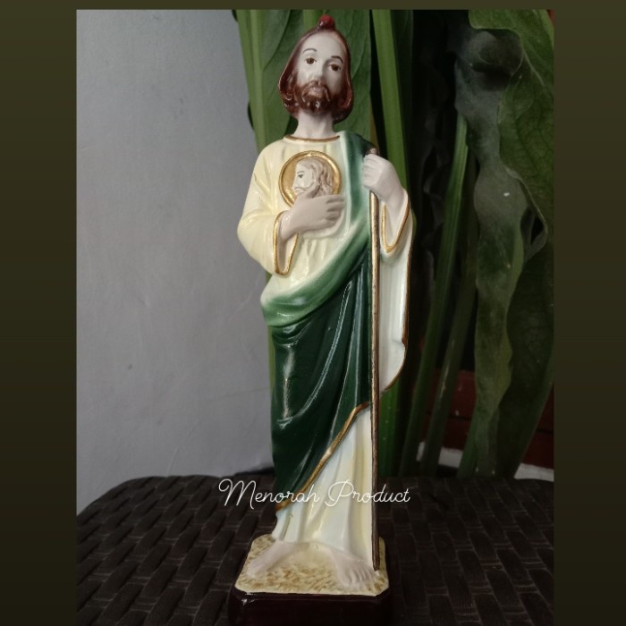 Patung Santo Yudas Tadeus. 20cm