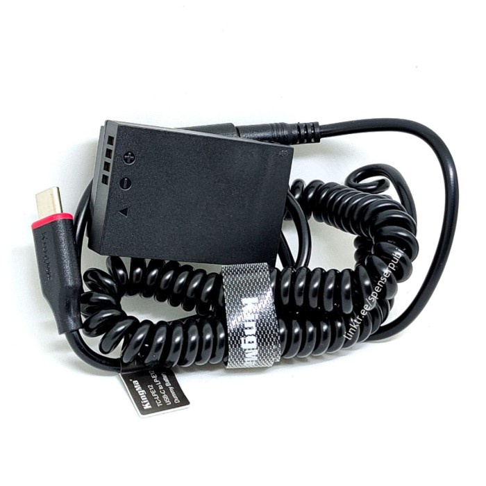 ADAPTER DC COUPLER BATERAI DUMMY CANON LP-E12 EOS M10 M50 M200 M100 MURAH DAN TERBAIK