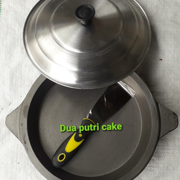 

✅Original Loyang Martabak Manis/Trang Bulan 22CmTutupScraper. Super Tebal Diskon