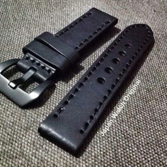 ✅New Ori 22 Mm Leather Strap Ammo Kulit Sapi Asli Tali Jam Seiko Diver Orient Terbaru
