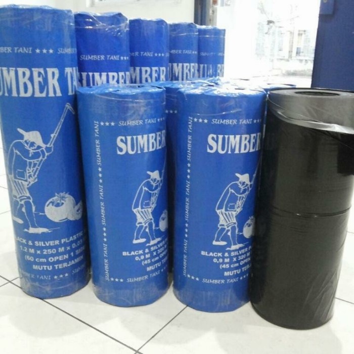 Promo Plastik Mulsa Hitam Perak (Lebar 60Cm)