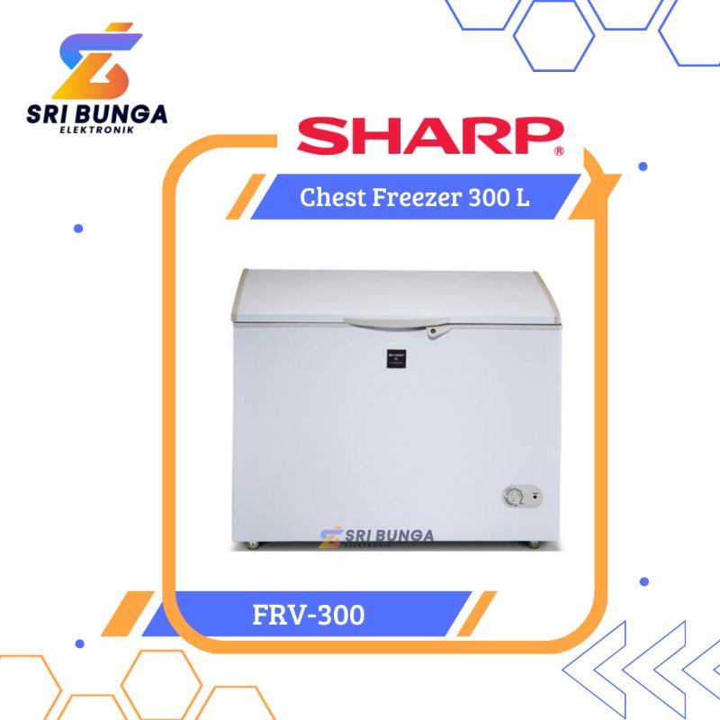 Chest Freezer SHARP FRV-300 Freezer Box 300 Liter