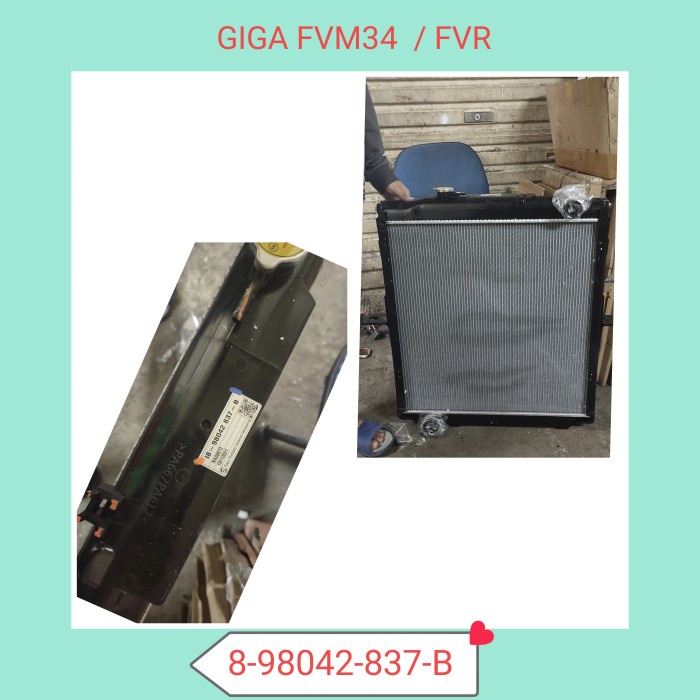 radiator isuzu giga fvm 240ps fvm34 original isuzu astra tokolarisjaya