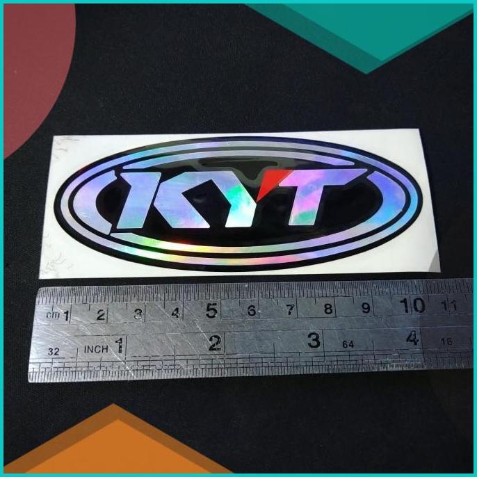 

Cutting Sticker KYT Oval 10x4cm Hologram 20JVLZ3 last stok on