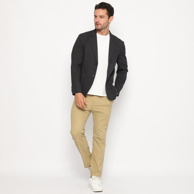 Carlos Moreno Blazer Casual Pria BFP 32012 Dark Grey