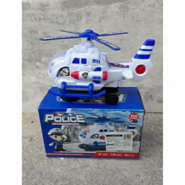 LEBIH MURAH MAINAN HELIKOPTER POLISI JALAN H7537