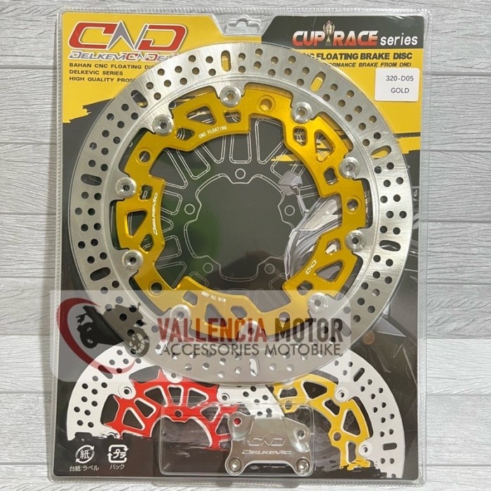 Promo Piringan Cakram Cb150R Cbr Baut 5 Cnc Floating 320Mm Dnd Delkevic