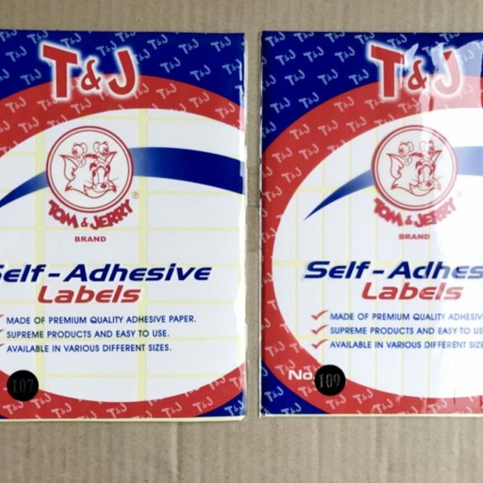 

Label Tom And Jerry 107 , 109 Stiker Sticker Kode 503