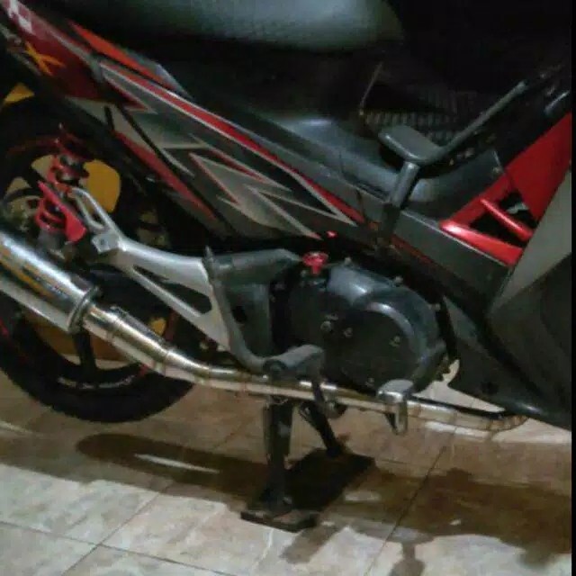 NEW LEHER KNALPOT SUPRA X 125 PNP SILENCER SATRIA FU CBU OR CKD ORIGINAL ORIGINAL TERBARU