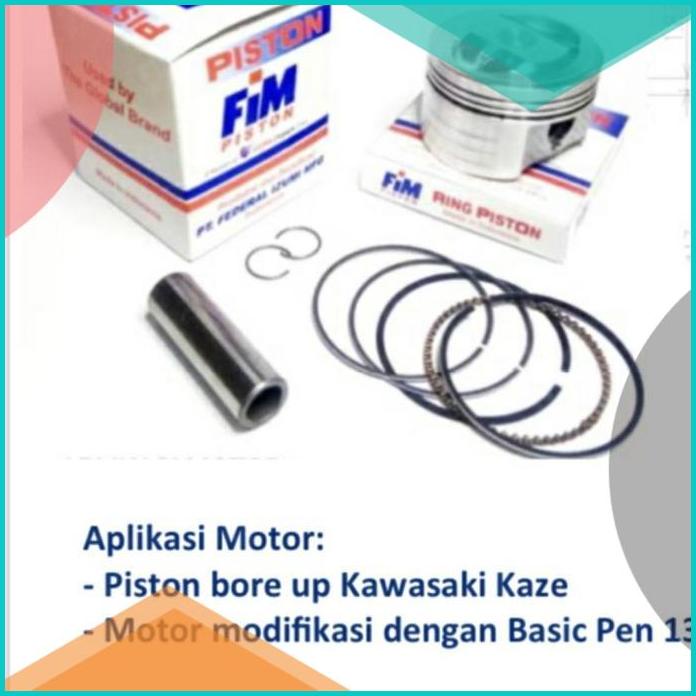 piston kit izumi 56mm pin 13 bore up Kaze - jupiter os300 fim94 20JVL