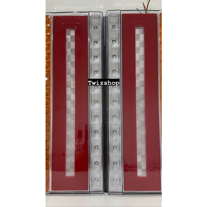 Cod Stop Lamp 24 Volt Truk Model Kotak / Lampu Rem Truck 24V Model Kotak Kode Ema235