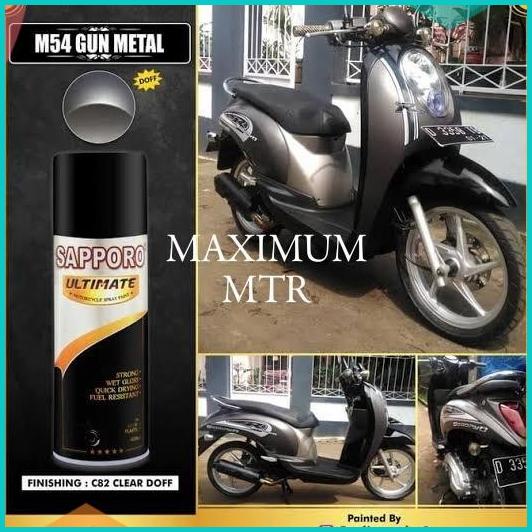 CAT SEMPROT SAPPORO ULTIMATE - M54 GUN METAL - TAHAN BENSIN 20JVLZ3 o