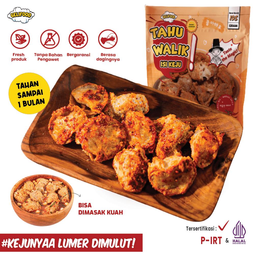 

PROMO GELI FOOD - TAHU WALIK CRISPY CHEESY MELT WITH CHILLI OIL (TAHU WALIK ISI KEJU) NEW ARRIVAL DI BULAN INI