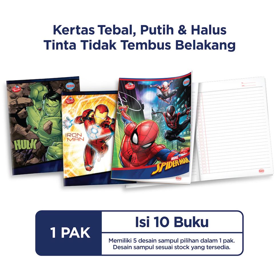 

Big Sale - SiDU Buku Tulis Marvel 38 Lembar - 10 buku !