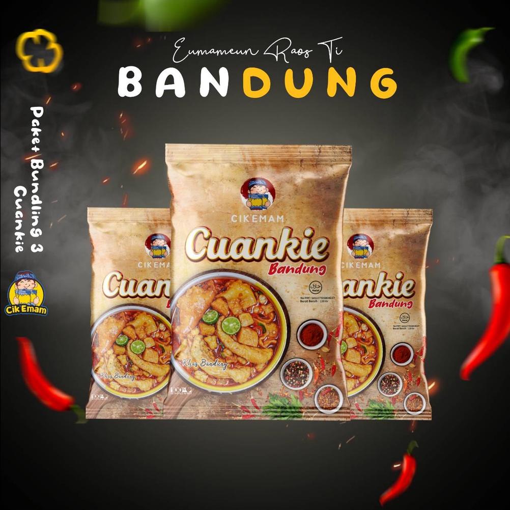 

TERBAIK CIKEMAM - PAKET CUANKI ISI 3 PCS - CUANKI KUAH INSTAN - CUANKI KHAS BANDUNG - CUANKIE PEDAS HALAL TERBARIK DI PAGE INI