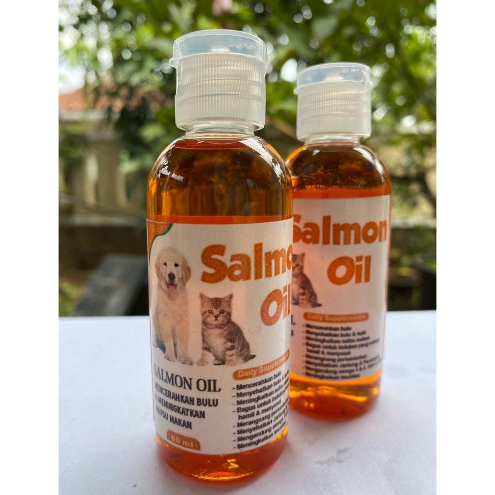Original 60ml - 250ml - MINYAK IKAN SALMON / SALMON OIL / MINYAK SALMON / MINYAK IKAN / VITAMIN BULU