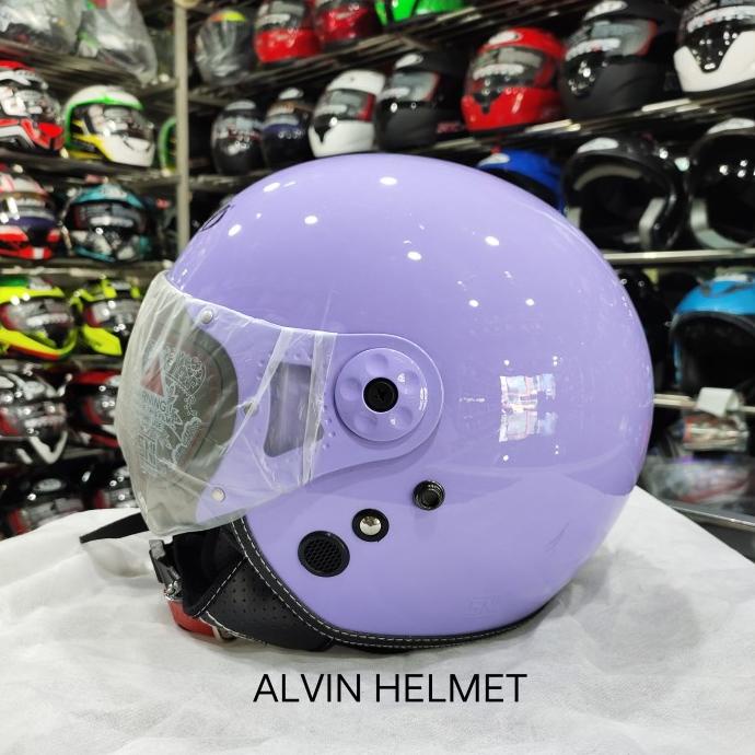 HELM HIJAB JPN UNGU PASTEL / JPN HIJAB UNGU PASTEL / HELM KHUSUS HIJAB WIRATINA5