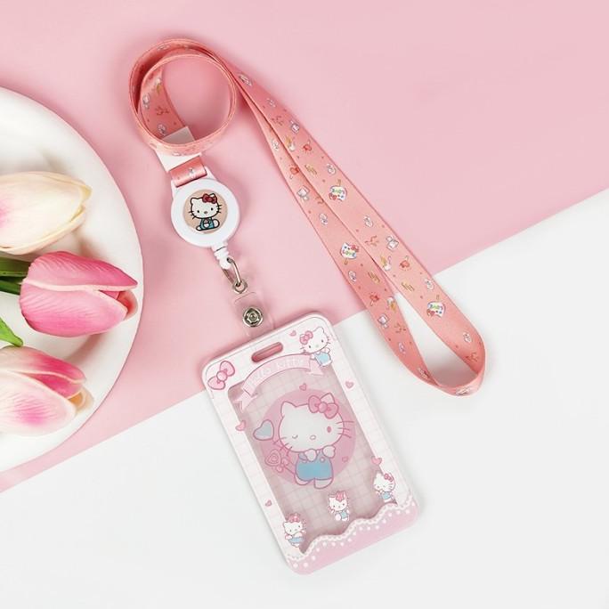 

ID Card Holder Name Tag Lanyard / Kalung Kartu Cute Sanrio Mascot 5