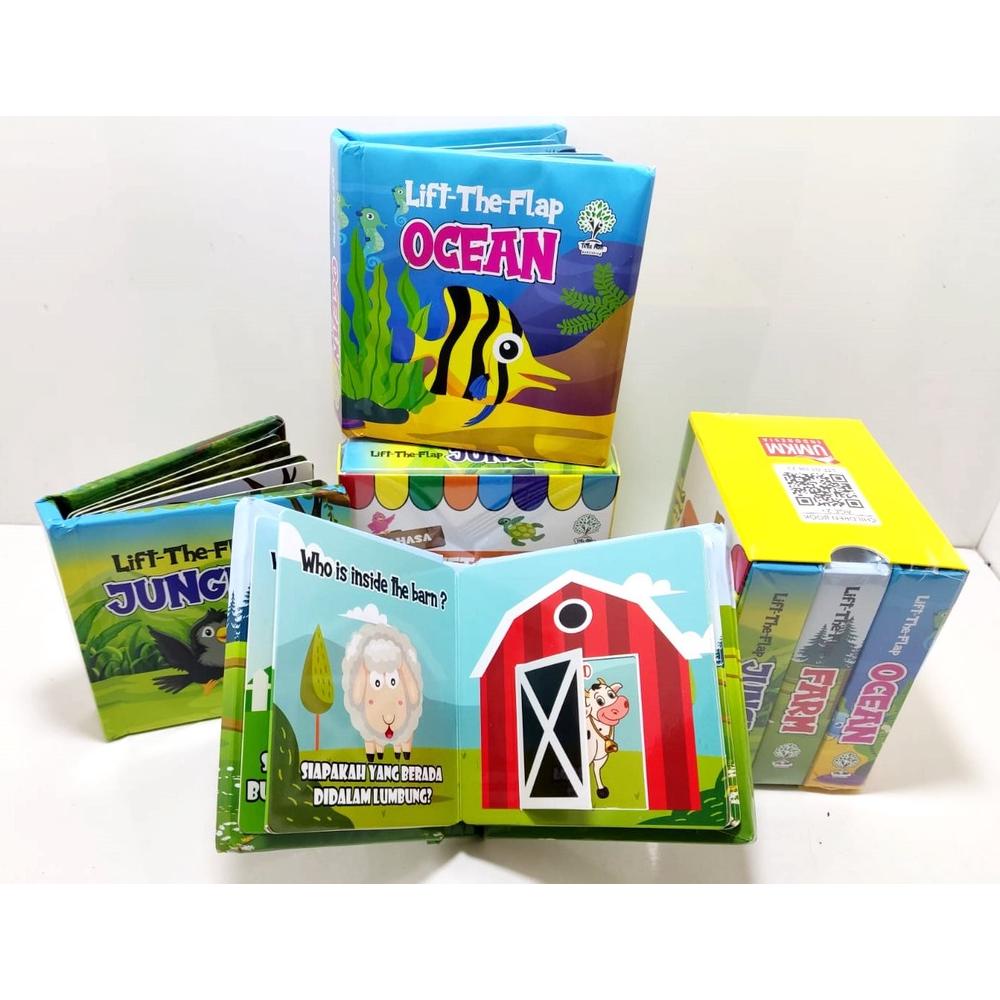 Kntn89 Tpbl Buku Edukasi Anak/ Buku Belajar Anak 3 In 1 Langsung Dapat 3 Buku / Flip The Flap Book 2