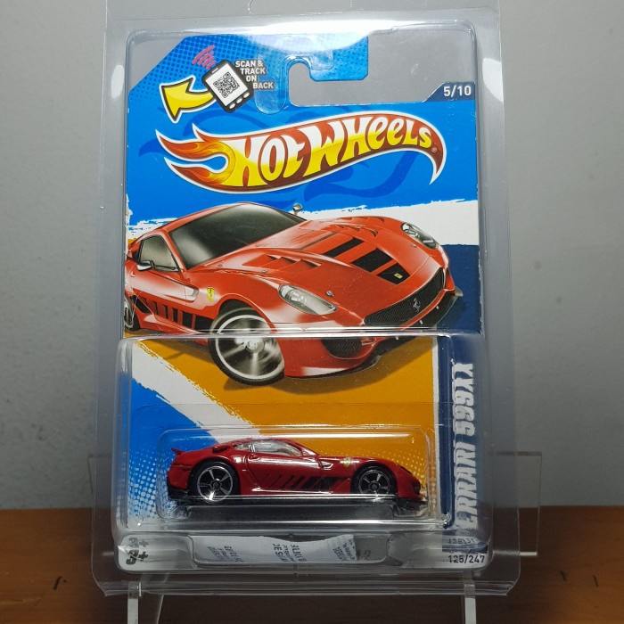 HOT SALE HOTWHEELS FERRARI 599XX MERAH US CARD TERMURAH