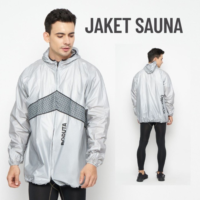 Jaket Sauna Roduta Jogging Silver - Jaket Saja