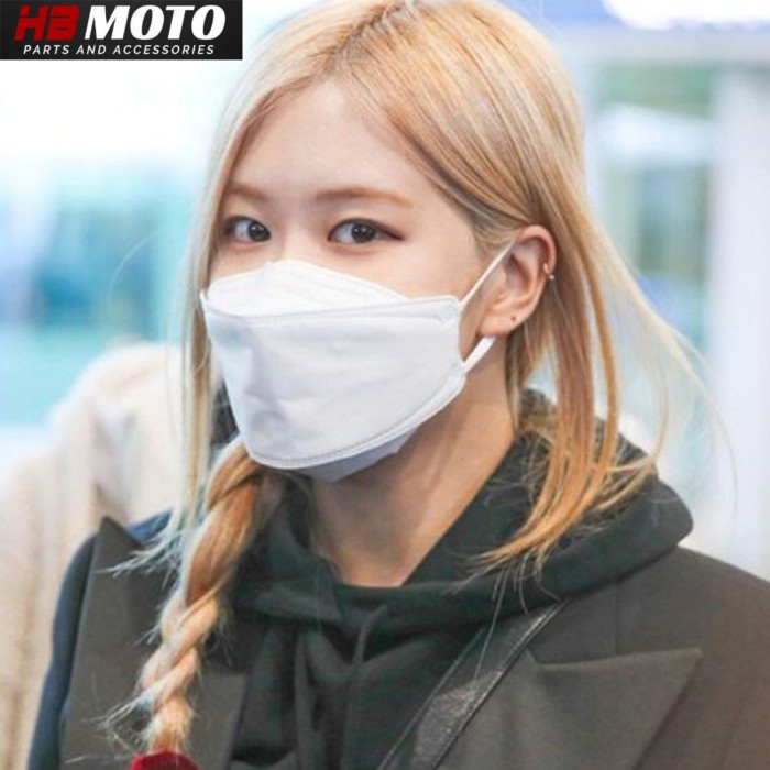 MD - 1BOX isi 100Pcs Masker STARK KF 94 EVO(PUTIH) Disposable Face Mask