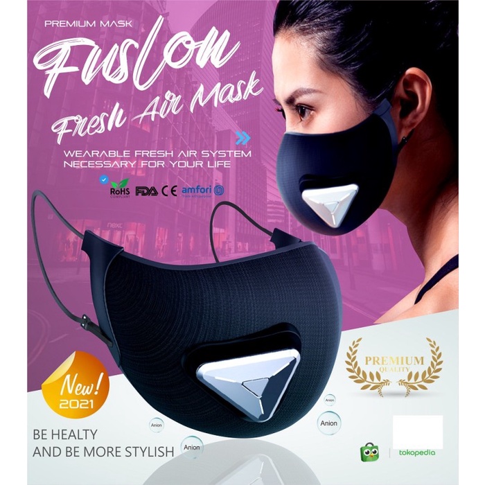 Premium Electric Mask N95 Masker Electric Filter N95 Air Pro Mask New - JM