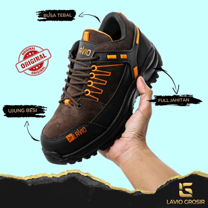 Sepatu Pria Safety Sport Keren Hiking Mendaki Gunung Outdoor Touring