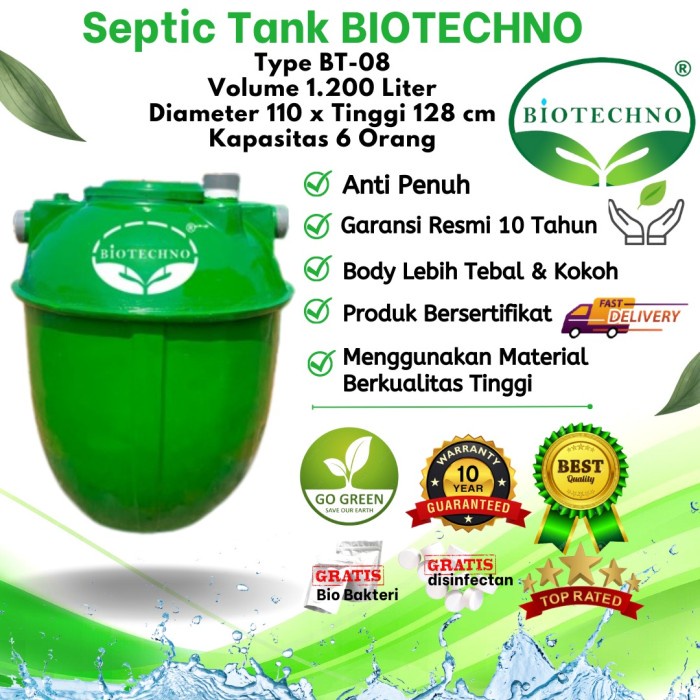 Promo Septic Tank Bio, Septic Tank Biofil, Septic Tank Biotechno 1200 Liter