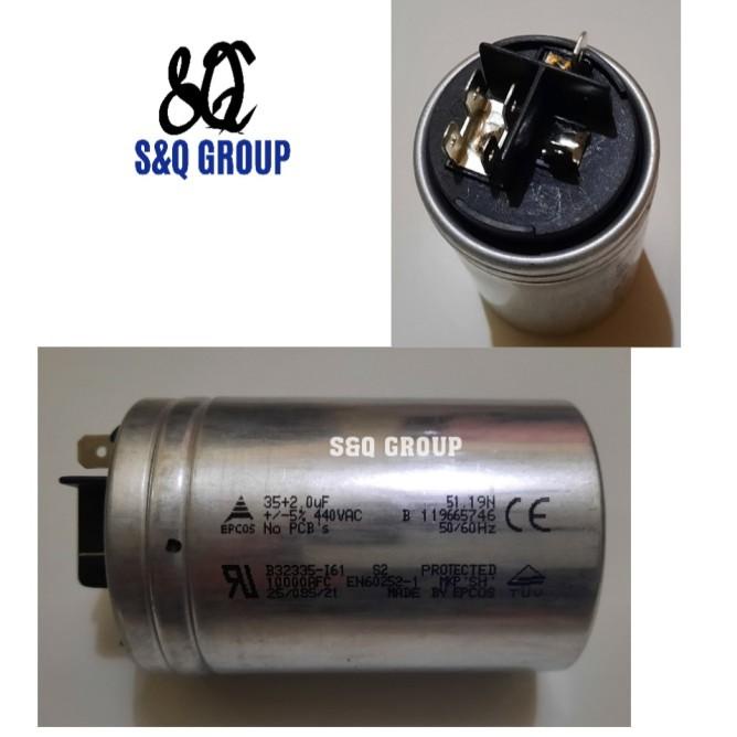 Kapasitor Ac Panasonic 1,5Pk Original 35+2 Uf /Capasitor Ori Panasonic