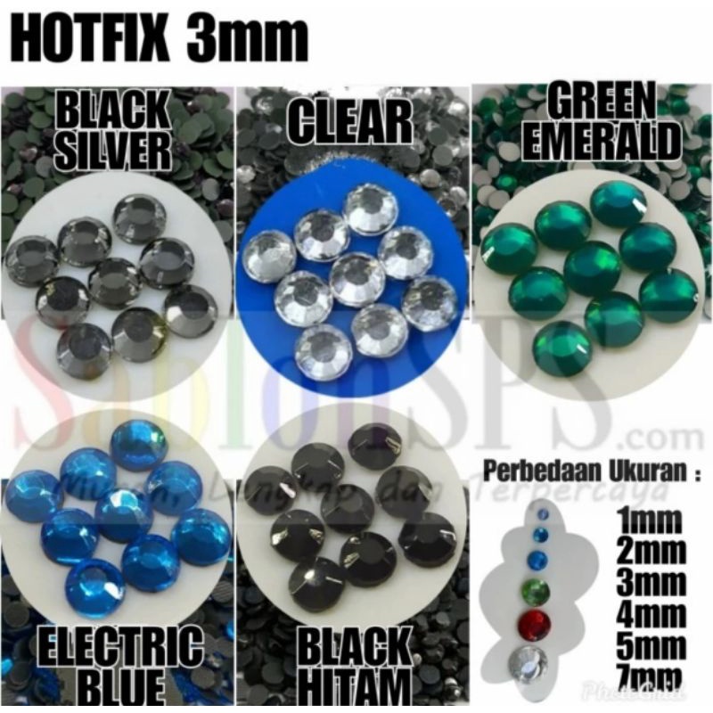 HOTFIX RHINESTONE MUTE 3MM