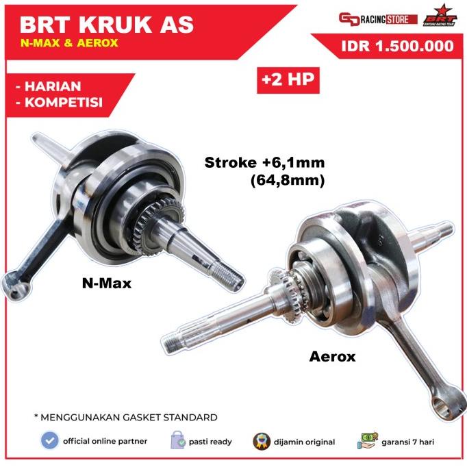 PROMO BEBAS 3-KRUK AS BRT MURAH-KRUK AS AEROX-CRANKSHAFT BRT-BANDUL BR