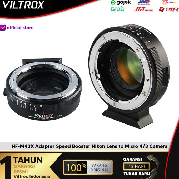 Trend Viltrox Nf-M43X Adapter Speed Booster Lens To Micro 4/3 Camera Limited Edition