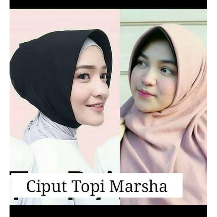 Ciput pad antem marsha/Ciput pad penegak hijab|Inner topi marsha