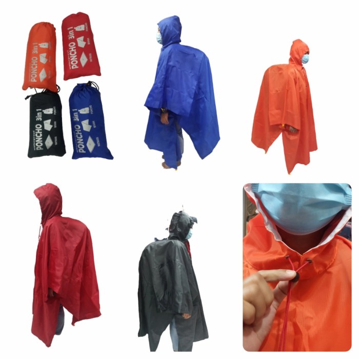 Raincoat Ponco Ready