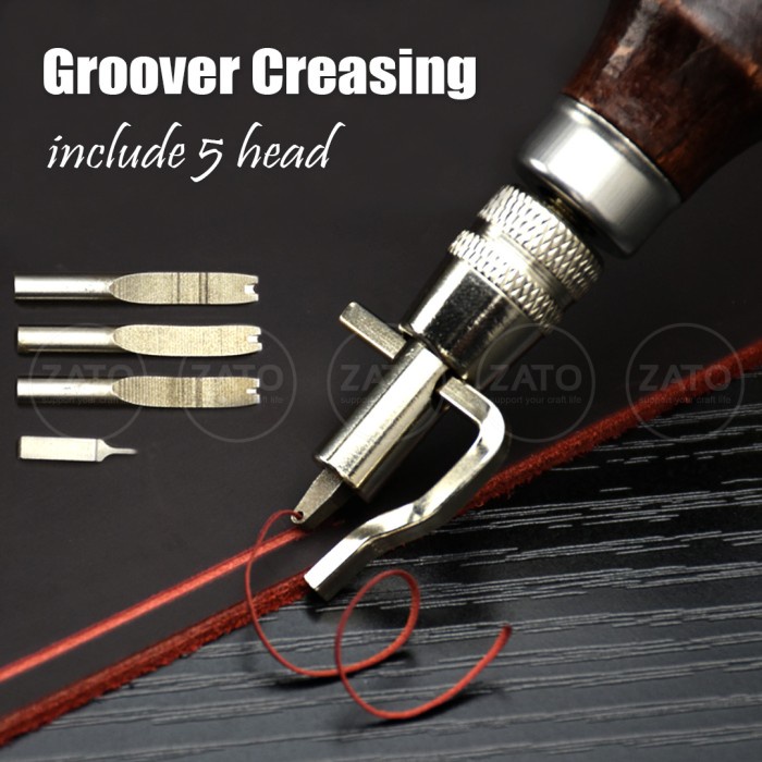 

NEW Groover Creasing leather tools perlengkapan kulit