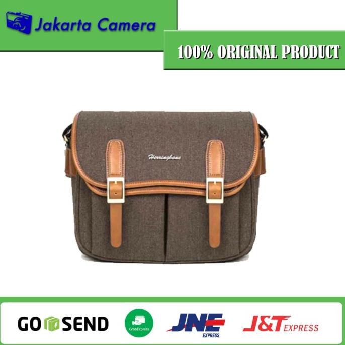 Tas Kamera Herringbone Maniere Medium Camera Bag - Brown Berkualitas