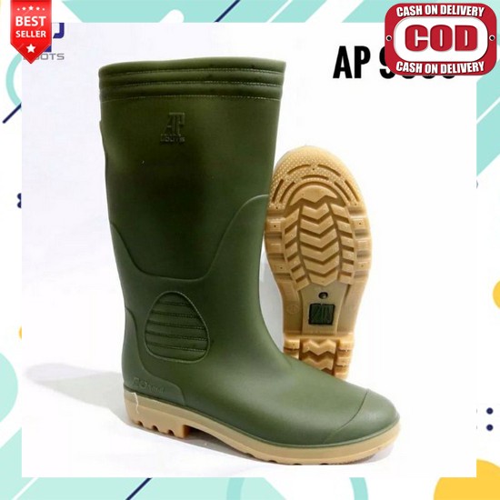 Sepatu Ap Boot Boots Ap Orca But Pria Wanita Karet Lentur Anti Air Banjir Keong Kebun Taman Pasar Ka