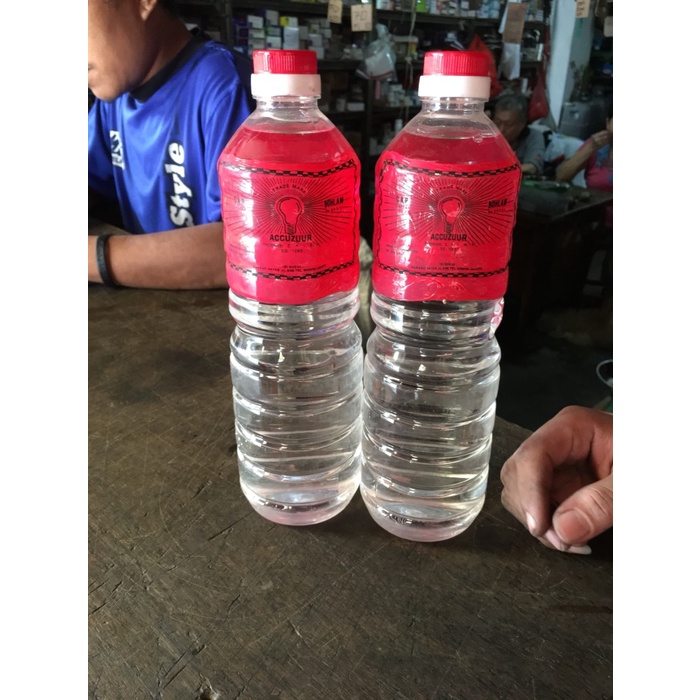 1 botol air aki zuur motor & mobil (1 liter) mahendra11shops