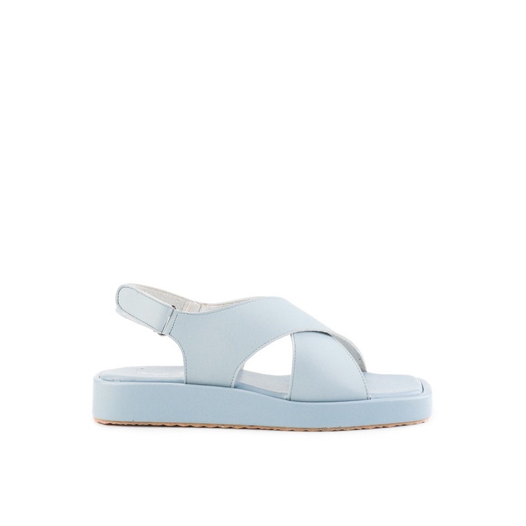 Sandal Yongki Komaladi Original Wanita Jepit Warna biru muda 100% Ori Kasual Gista Female Sponge Ope
