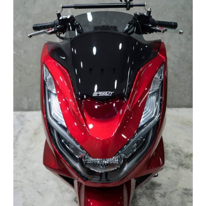 New visor pcx 160 (2020/2024) - visor pcx (PRESISI 100% TEBAL 3MM) -visor pcx 160 ceper bening