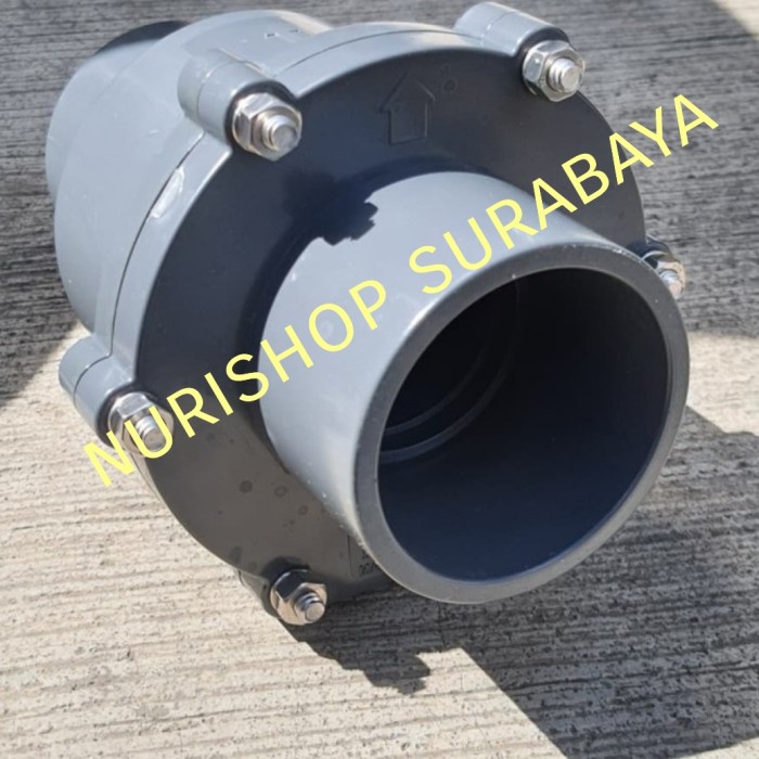 Check valve 2 inch inc Swing Tabok check valve pvc 2" inch kdj
