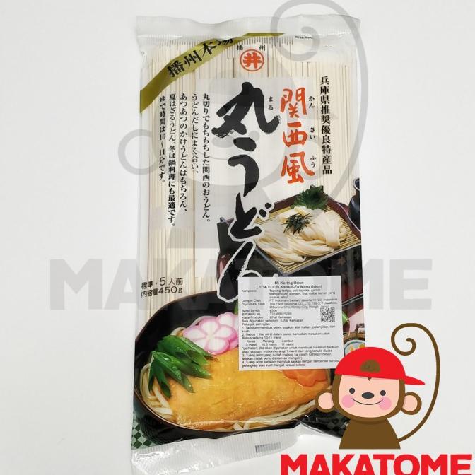 

TOA food kansai-fu maru udon 450gr mie mi kering japan noodle 450 gr