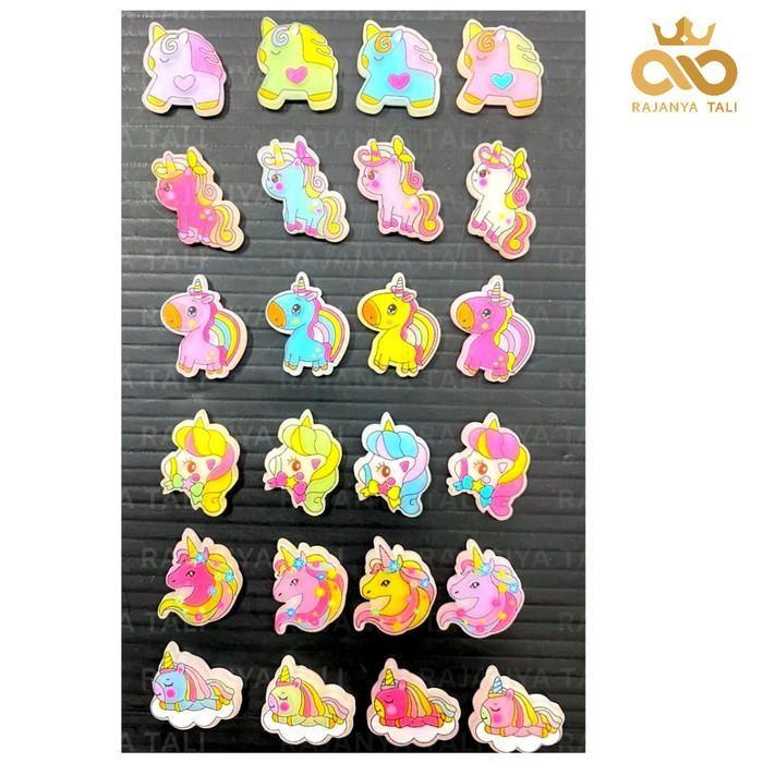 

TERLARIS - 500PCS CLAY UORN PASTEL COLOUR RESIN ART CHARM BANDUL NON COD
