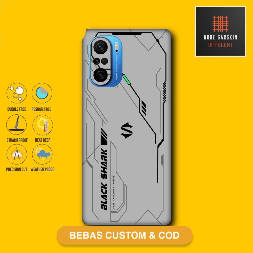 Garskin Skin Vinyl POCO F3 Poco F3 Fullbody Atau Backonly - Bisa Custom - 4 Case Sticker Protector